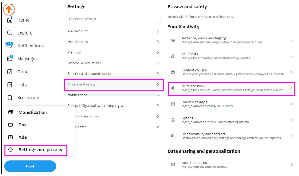 How to Block Spam Replies and Mentions on X